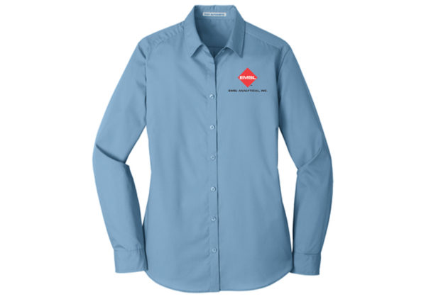 Port Authority® Ladies Long Sleeve Carefree Poplin Shirt