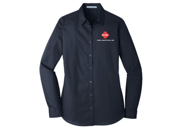 Port Authority® Ladies Long Sleeve Carefree Poplin Shirt